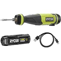 Ryobi RLP4-0, Torcia Orientabile LED 4V USB, 3 Capacità di (S3E Ryobi RLP4-0, Torcia Orientabile LED 4V USB, 3 Capacità di (S3E