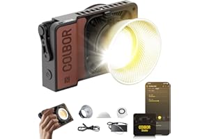 Światło wideo, COLBOR Wonder W100 100 W Przenośny reflektor wideo 345g Ciągłe oświetlenie DC/typ C z aplikacją do filmowania wywiadów Transmisja w pomieszczeniach na zewnątrz, światło-wideo-reflektor