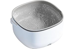 Duqulle Fruit Vegetable Purifier,Ultrasonic Vegetable Cleaner Machine,Double Layers Fruit And Veg Wash Basket,Wireless Veggie Wash Purifier,Portable Fruit Washer Device For Kitchen Home Restaurant