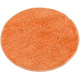 Tapis de bain en microfibre 50 cm rond salle de bain douche wc