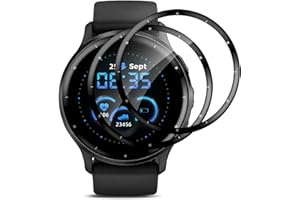 REROXE 2 Stück Schutzfolie für Panzerglas für Garmin Venu 3, HD Klar Blasenfrei Kratzfest Anti-Öl Venu 3 Displayschutzfolie, Vollbildschirm Präzise Passform Splitterfrei Schutzglas für Garmin Venu 3