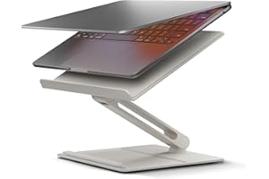 Native Union Desk Laptop Stand - Supporto per laptop ergonomico regolabile in altezza - Compatibile con MacBook Air/Pro, iPad, Dell, HP, Lenovo, Microsoft Surface e laptop e tablet-(Pietra di sabbia)