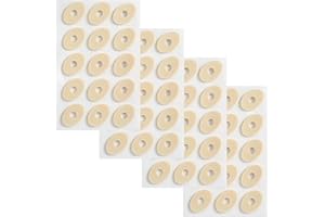 VAYFONI 60 Pcs Corn Cushions for Feet – Self-Adhesive Callus & Corn Plasters – Soft Latex Foam Pads for Heel & Foot Pain Relief – Waterproof Oval Toe & Foot Protectors