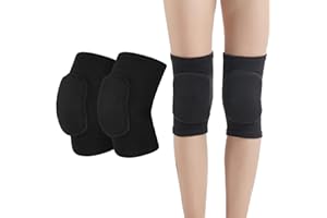 SHUOHONG Pack of 2 Knee Brace, Knee Collision Prevention, Elastic Non-Slip Knee Pads, Sports Protector, Dancing Knee Pads, Thick Sponge Knee Brace for Children and Adults