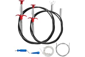WUKEMAOYI 4 Pinza Stura Lavandini e Scarichi,60/160 cm Sonda Sturatubi Professionale 4 Artigli,Pinza Telescopica Prendi Oggetti Flessibile,Spirale Pulizia Tubi,Stura Tubi di Scarico Doccia Cucina Bagno Fogne