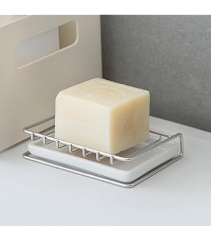 Porte-savon Universel Chromé Pour Barre De Douche | Leroy Merlin