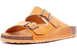 Nordan Comfortable men's sandals made of genuine leather. Sandals men with anatomically shaped footbed