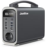 JustNow Generatore Portatile,192WH/280W 60000mAh,Generatori Solari con Batteria LiFePo4,Generatore Corrente Mobile per Estern