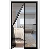 Zanzariera Magnetica Per Porte, 140x240cm zanzariera in fibra di vetro Porta del balcone Tenda di mosca senza forare Tenda ma