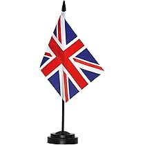 DRAPEAU DE TABLE RÉPUBLIQUE SOCIALISTE DE ROUMANIE 1947-1989 15x10cm - PETIT DRA