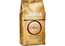Lavazza, Qualità Oro, Café en Grano Natural, Ideal para la Máquina de Café Espresso, con Notas Aromáticas de Frutas y Flores,