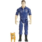 Buzz Lightyear HHJ80 - Buzz Lightyear ve Sox otantik aksiyon fig&uuml;r&uuml;, 12 hareketli mafsal ve robot kedi Sox, film koleksiyoncu