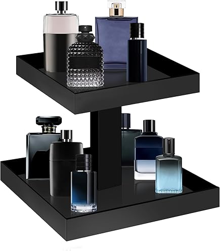 Upper Midland Parfüm-Organizer – Marmor Design, 3-stöckig – Für Düfte & Accessoires