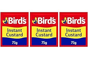 BIRD'S Birds Instant Custard Lot de 3 paquets de 225 g