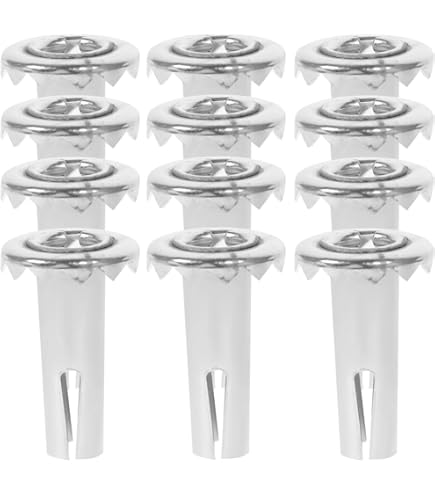 RLECS Caster Socket 8PCS Swivel Caster Sleeves Metal Caster Stem Sleeve - View #5