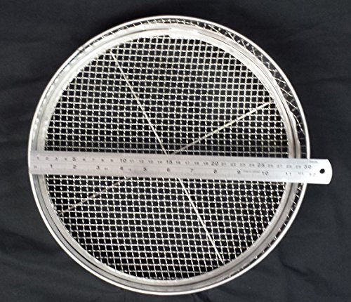 Practicool Gartensieb, Edelstahl, 4 austauschbaren Sieben (3 mm, 6 mm, 9 mm, 12 mm) - 7