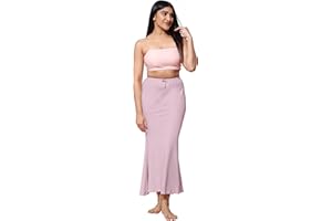 Jaanvi Modischer Damen-Saree aus Baumwolle, Fischschnitt, Petticoat, Rock, bequeme Kleidung