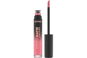 Catrice Barra de labios líquida Endless Matte, de larga duración, matificante, secado rápido, color intenso, mate (4.5ml)