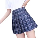 MuaDress 9005 Gonna a Pieghe Scozzese Donna per Minigonna da Festa  Scolastica Klit Vita Alta Scozzese Nero Nastro Bianco XXL : Amazon.it:  Abbigliamento
