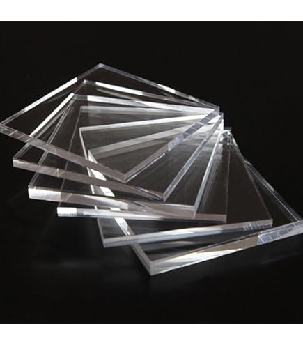 Vetro Sintetico In Lastra Trasparente Spessore 2,5 Mm Misura 100X100 Cm