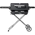 Masterbuilt® Portable Charcoal Grill and Smoker with Cart Black