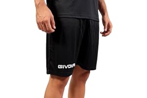 Givova Pole Interlock - Spodenki Campo Interlock, Czarny, 4XS Uniseks