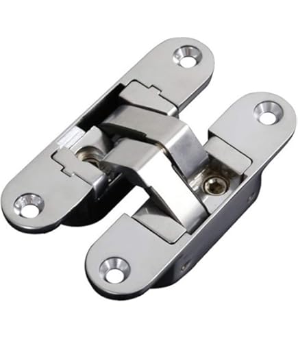 Cerniere Nascoste Per Porte - Acciaio Inox, Scatola Legno, Argento