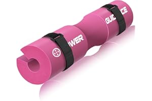 POWER GUIDANCE Barbell Squat Pad - Neck & Shoulder Protective Pad - Great for Squats, Lunges, Hip Thrusts, Weight lifting & More - Fit 50mm Olympic Bars