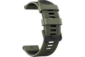 U-LIMVE Pasek do zegarka Garmin Forerunner 965, Forerunner 955, Forerunner 945, Forerunner 935, miękki silikonowy 22 mm, paski zastępcze