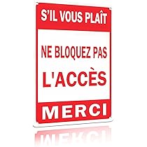 Pubblimania Panneau INTERDICTION DE STATIONNER 24h/24 7J/7 En Aluminium 3mm. Pour Usage