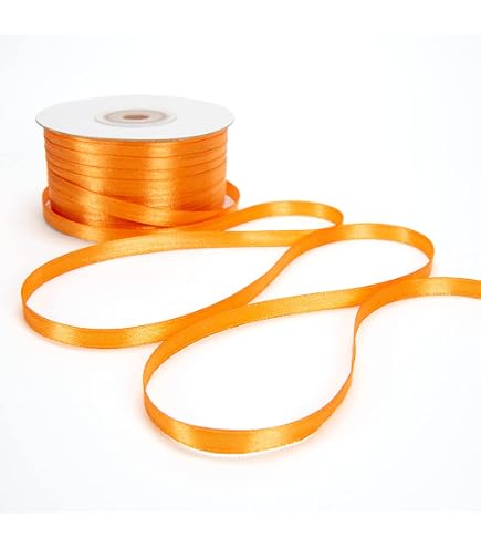 Netuno Set di 10 nastri di raso di colore marrone, 6 mm x 32 m, nastro decorativo per matrimonio, nastro in tessuto colorato, per imballaggio
