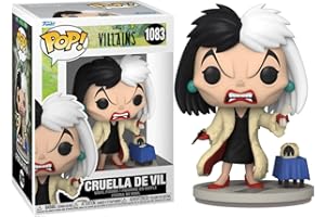 Funko Pop! Disney: Villains - Cruella de Vil - Disney Villains - Les Méchants de Disney - Figurine en Vinyle à Collectionner - Idée de Cadeau - Produits Officiels - Jouets pour Les Enfants et Adultes