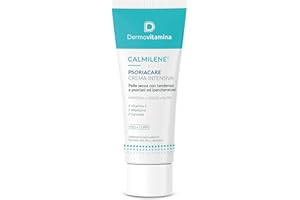 Dermovitamina Calmilene Psoriacare Crema Intensiva - Con Vitamina E e Ceramidi - Per la Pelle con Prurito, Arrossamento e Disquamazione - Con tendenza a Psoriasi e Ipercheratosi Cutanea - 50 ml