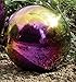 Produktbild linoows Rosenkugel, Teichkugel, Gartenkugel Regenbogen, Edelstahl Kugel, 15 cm