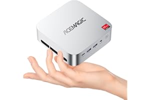 ACEMAGICIAN Kron Mini K1 Mini PC Шin11 Pro, AMD Ryzen 3 3300U(jusqu'à 3,5GHz),16Go DDR4 256Go SSD, Micro Ordinateur de Bureau pour Home Cinéma/Commercial/Bureau |HDMI+DP+Type-C|USB3.2