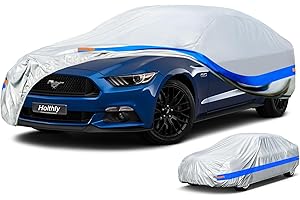 Holthly Bâche Extérieur, Housse Protection 100% Étanche Anti UV Soleil Pour Voiture Coupé Sport Berline Audi A4 A5, BMW Serie 3, Citroen C5, Peugeot 508, etc. 3XL-0