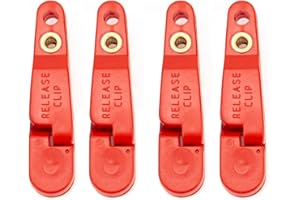 YdseozOA 4PCS Snap Release Clip Heavy Tension Snap Release Clips for Weight Kites Planer Board Outrigger Downrigger Power Grip Trolling Fishing