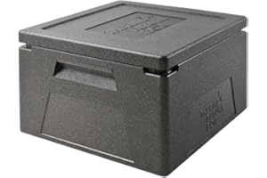 Thermo Future Box® Boxer GN 2/3 Premium Thermobox, contenitore termico e contenitore isolante con coperchio, 27 litri, contenitore termico in EPP (polipropilene espanso)