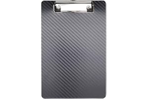 MAUL Podkładka na Dokumenty A5 MAULflexx Teczka Konferencyjna Wytrzymała z Zaciskiem Pałąkowym Wsuwane Oczko do Zawieszenia do Luźnego Papieru Czarna