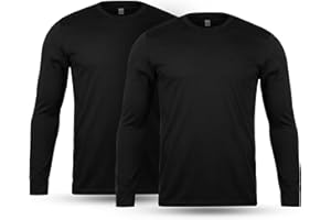 ORBIZ Pack of 2 Men's Thermal Long Sleeve Top Extreme Hot 0.45 Tog Underwear Vest Free Post Size S-XXL