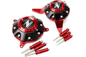 VSKTE FIT FÜR KAWASAKI Z900 Z 900 2017-2021 Motorrad Zubehör Schutz von Motorschutzabdeckung Verkleidungsschutz Sliders Crash Pad Schutz (Color : Red)