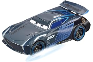 Carrera GO!!! 20064151 Disney·Pixar Cars Jackson Storm Slotbil, racerbanor och licensierade slotbilar, upp till 2 spelare, för pojkar och flickor från 6 år och vuxna