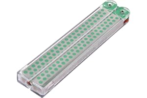 Cuda kombinierter Diamant-Messerschärfer Hakenschärfer für den Bordgebrauch, fein/extrafein, rostfreie Konstruktion, für Yacht, Segeln, Hochseeangeln