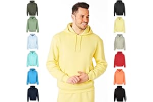 RIPT Men's Hooded Soft Touch Loungewear Hoodie Sweatshirt Top
