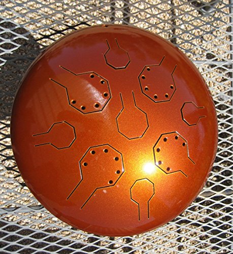 Earth Single VibeDrum - 9 Notes - Standard - in D-Minor 440 Hz / Handpan / Hand Drum / Steel Tongue Drum