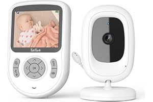 TakTark Babyphone mit Kamera [2,8 Zoll/720p IPS Babyphone] Babyphone mit Kamera Ohne WLAN,1000ft Long Range,750mAh Akku,2-Wege-Gespräch,VOX,3×Zoom,Nachtsicht,Temperaturüberwachung,Wiegenlieder