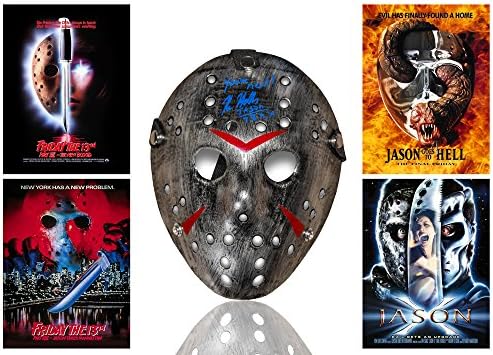 SALE! Friday 13th Kane Hodder (Jason Voorhees) Authentic Hand Signed Replica Horror Hockey Mask (KH3)