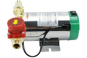 EVERGD 90W Automatic Electronic Water Pressure Booster Pump Flow Rate Shower for Home Garden