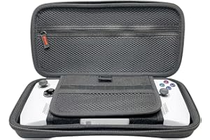 GENERIC Voikoli - Custodia protettiva rigida in EVA, compatibile con Asus Rog Alloy da 7'' 2023/Asus Rog Ally X 2024, antiurto, elegante e durevole (nero)