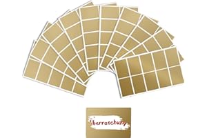 HEWJYDE 100 Stück Rubbelaufkleber Rubbellose Selber Machen - Rubbel Etiketten，Rubbelsticker ，Rubbeletiketten zum Aufkleben für Party Spiele Geschenk Postkarte Bastelarbeiten （35x58mm）